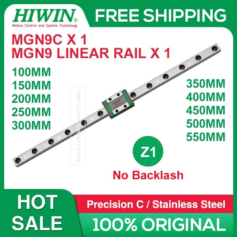 HIWIN  ̵  + HIWIN MGN9C Z1 , 100 150mm, 200 250 300 350, 400mm, 450 500mm, 550mm